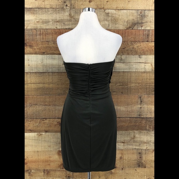 Express Strapless Gray Dress Size Small - Picture 5 of 8